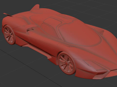SSC Tuatara Hyperdrive 3D Model