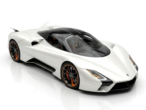 SSC Tuatara Hyperdrive 3D Model