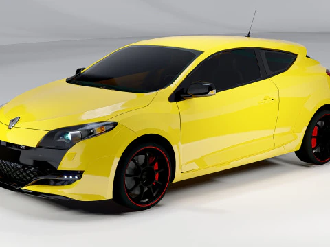 Renault Megane RS 3D Model