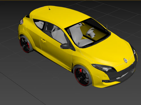 Renault Megane RS 3D Model