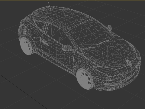 Renault Megane RS Model 3D