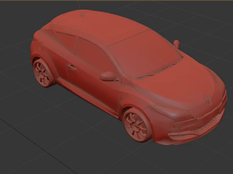 Renault Megane RS 3D Model