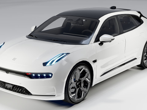 Zeekr 001 3D Model