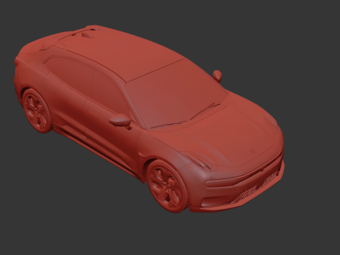 Zeekr 001 3D Model
