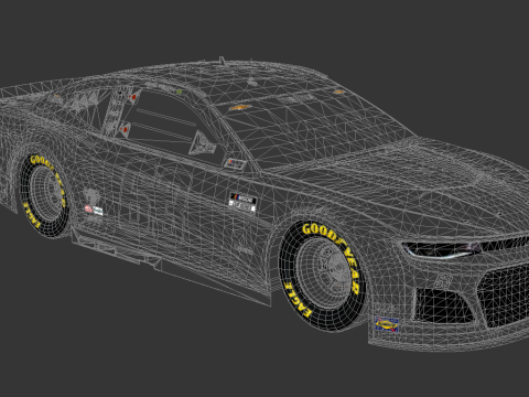 雪佛兰科迈罗 ZL1 1LE 3D 模型