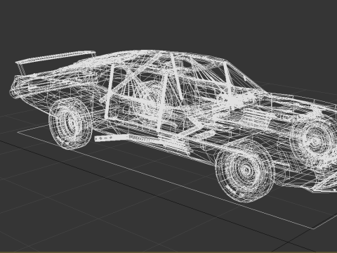 Stinger NASCAR 71 3Dモデル