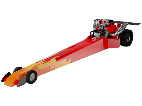 Inferno Dragster Pro Modèle 3D