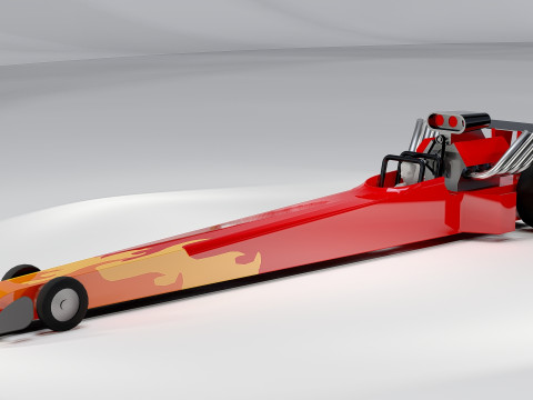 Inferno Dragster Pro 3D Model