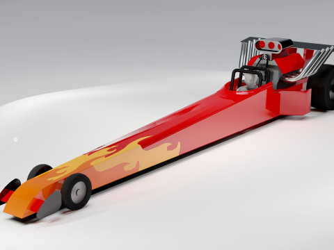 Inferno Dragster Pro 3D Model