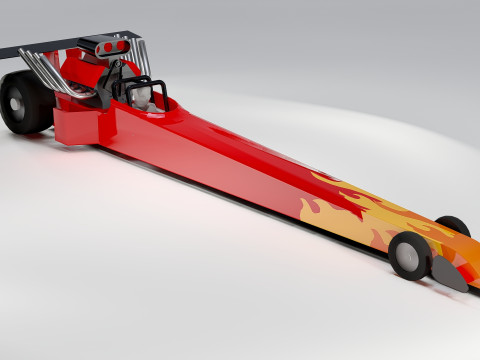 Inferno Dragster Pro 3D Model