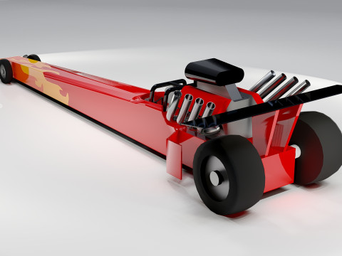 Inferno Dragster Pro 3D Model