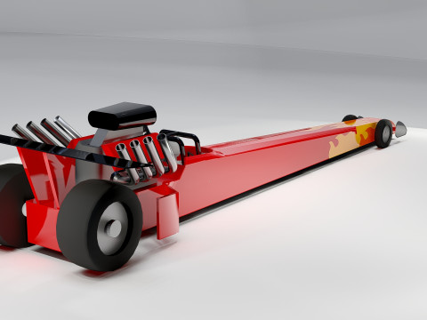 Inferno Dragster Pro 3D Model