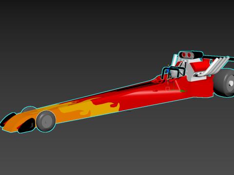 Inferno Dragster Pro 3D Model