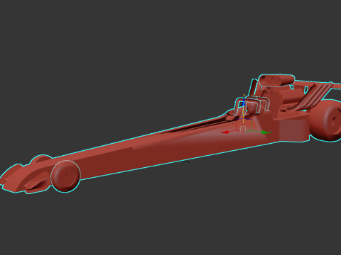 Inferno Dragster Pro 3D Model