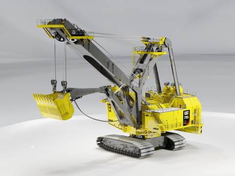 Shovel Caterpillar 7795 3D 모델