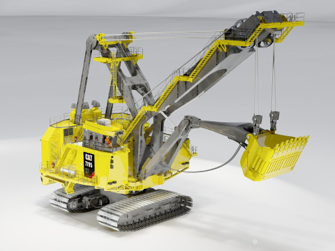 Shovel Caterpillar 7795 3D 모델