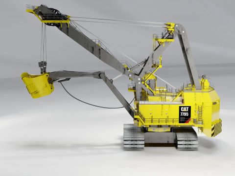 Shovel Caterpillar 7795 3D 모델