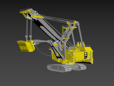 Shovel Caterpillar 7795 3D 모델