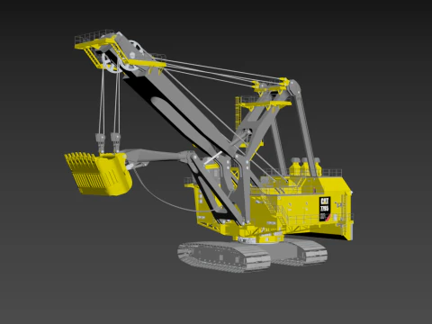 Shovel Caterpillar 7795 3D Model