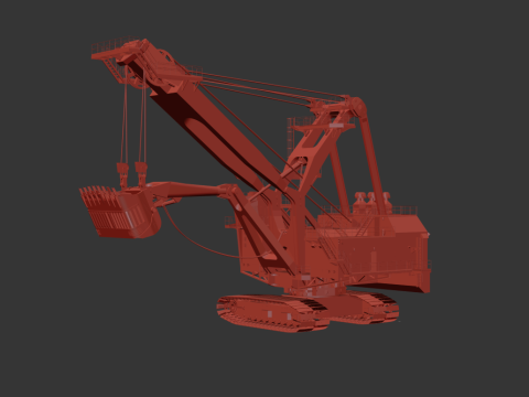 Shovel Caterpillar 7795 3D 모델