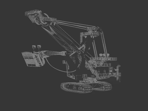 Shovel Caterpillar 7795 3D Model