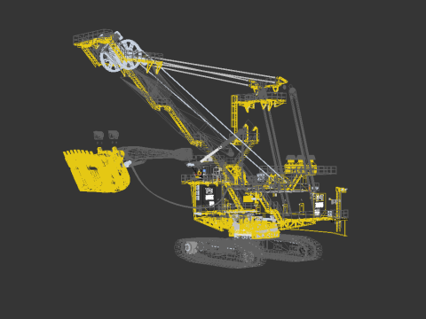 Shovel Caterpillar 7795 3D 모델