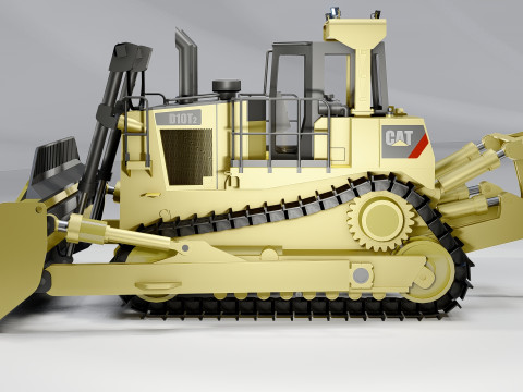 Dozer Caterpillar D10 Modelo 3D