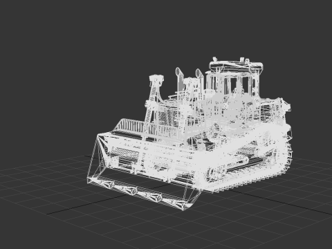 Dozer Caterpillar D10 Modelo 3D