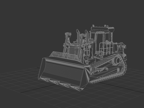Dozer Caterpillar D10 Modelo 3D
