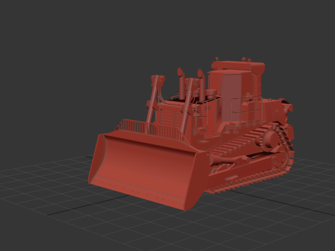 Dozer Caterpillar D10 Modelo 3D