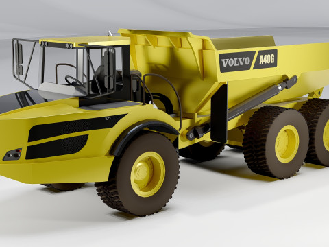 Volvo A40G Truck 3D Model