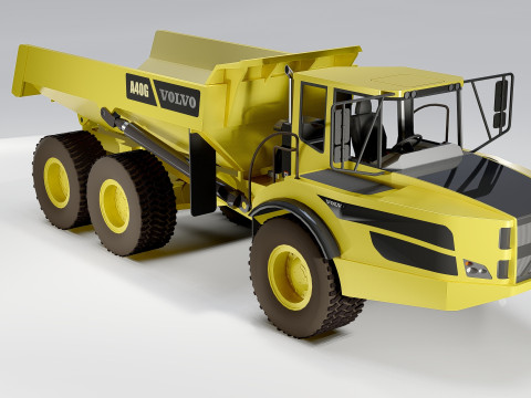 Volvo A40G Truck 3D Model