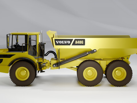 Volvo A40G Truck 3D Model