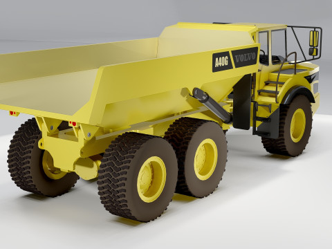 Volvo A40G Truck 3D Model