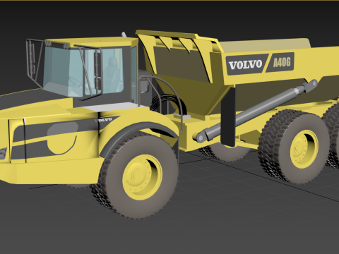 Volvo A40G Truck 3D Model