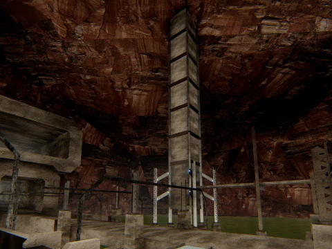 Batcave Superhero Underground Hideout 3D Model