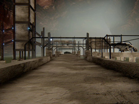 Batcave Superhero Underground Hideout 3D Model