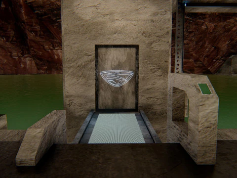 Batcave Superhero Underground Hideout 3D Model