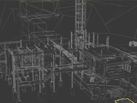Batcave Superhero Underground Hideout 3D 모델