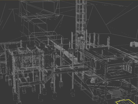 Batcave Superhero Underground Hideout 3D Model
