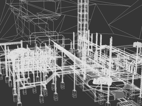 Batcave Superhero Underground Hideout 3D Model