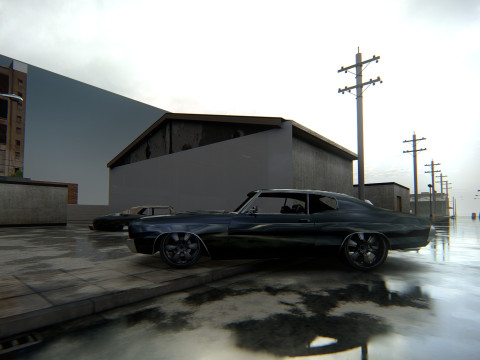 New York Street Scene 3D Model