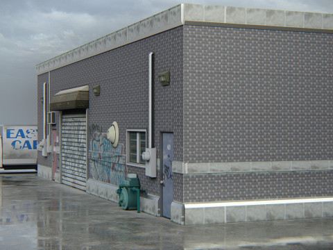 New York Street Scene 3D Model
