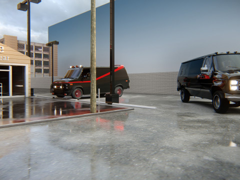 New York Street Scene 3D Model