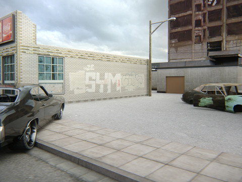 New York Street Scene 3D Model