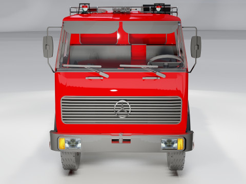 Fire Truck Emergency Vehicle 3D Model