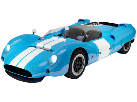Shelby Cooper Monaco King Cobra 1963 3D Model