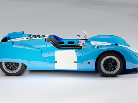 Shelby Cooper Monaco King Cobra 1963 Modello 3D
