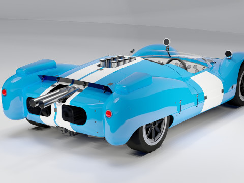 Shelby Cooper Monaco King Cobra 1963 Modello 3D