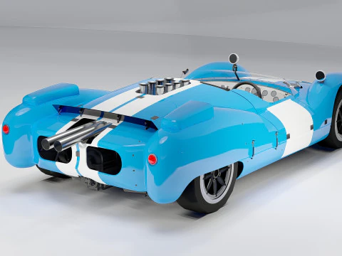 Shelby Cooper Monaco King Cobra 1963 3D Model